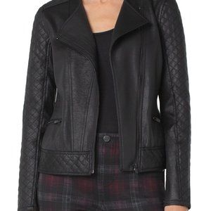 NWT Liverpool Black Quilted Moto Jacket